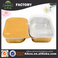 Aluminum foil airtight takeout 500ml disposable food container with cover
